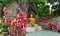 Golden Buddha statue at mountain khao tabaek