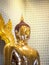 Golden Buddha statue in a temple