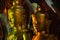 Golden Buddha statues in Pindaya Caves, Myanmar