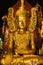 Golden Buddha statues in Pindaya Caves, Myanmar