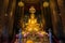 Golden Buddha in Wat Bowonniwet Vihara Temple.