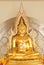 Golden Buddha in Wat Phasornkaew. Phetchabun Province, Thailand.