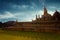 Golden buddhist pagoda of Phra That Luang Temple. Laos