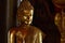 Golden of buddish state in the art style ,Wat Krathum Suea Pla t