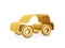 Golden car symbol
