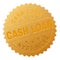 Golden CASH LOAN Award Stamp