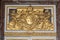 Golden ceiling Royal Chateau at the Palace of Versailles near Paris