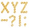 Golden chained alphabet