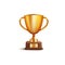 Golden championship championship cup, first place award.