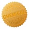 Golden CHEMICAL Badge Stamp