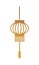 Golden chinese paper lamp hanging icon
