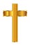 Golden Christian Crucifix