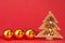 Golden christmas tree with pearls - goldener Weihnachtsbaum mit