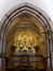 Golden church altar details