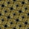 Golden circular seamless design