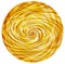 Golden Circular Swirl vintage background