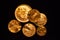 Golden coins