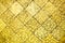 Golden color oriental antique style tiles wall