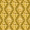 Golden Colored diamonds and stripes in a repeating cool pattern