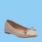 Golden  colour stylish ladies  flat shoe