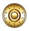 Golden combination dial lock