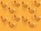 Golden Comet Hen Chicken Animation Seamless Wallpaper Background