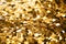 Golden confetti background, texture Colorfull