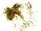 Golden Confetti Foil fall splashing in air. Gold Confetti Foil explosion flying, abstract cloud fly. Many Party glitter scatter in