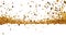 golden confetti on transparent png background features small, irregularly shaped pieces of shiny, gold-colored paper or material