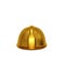 Golden constructing helmet front view