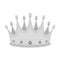 Golden crown with diamonds the winner of the beauty contest.Awards and trophies single icon in monochrome style vector