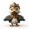 Golden Crown Dragon And Cute Mallard Duck Characters For App And Product Promotion