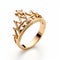 Golden Crown Ring - Michael Komarck Inspired Design