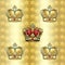 Golden Crowns pattern