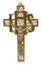 Golden Crucifix Straight On