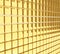 Golden cubes wall