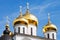 Golden cupola of russian church