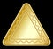 Golden decorated triangle