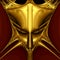 Golden demon mask