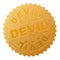 Golden DEVIL Badge Stamp
