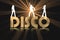 Golden Disco Background