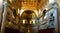 Golden Dome Ceiling with Pillars