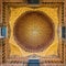 Golden Dome of the Hall of Ambassadors. Alcazar, Seville