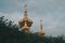 Golden dome in Peterhof, Golden two-headed eagle