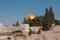Golden dome of the Rock and Gates of the Temple Mount