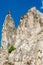 The Golden Dome of the temple and the majestic chalk mountains.