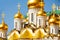 Golden domes of Annunciation Cathedral, Moscow