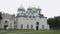 Golden domes of cathedral in Velikiy Novgorod