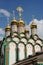 Golden Domes of the Church of St. Nicholas in Khamovniki (Moscow) - Domes of Russian Orthodox Churches