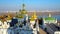 The golden domes of Kiev Pechersk Lavra, Kiev, Ukraine